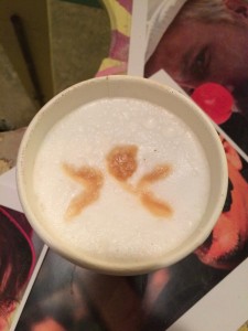 Burning Man latte art