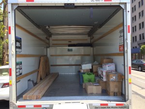 Loading the truck