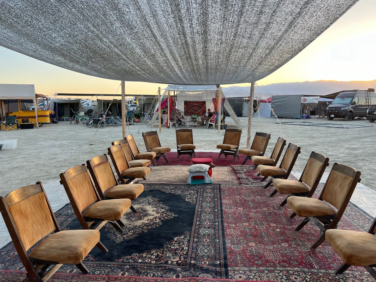 Healing Foot Wash at Burning Man